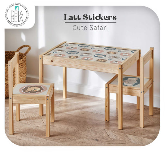 Woodland IKEA LATT Table & Chairs Sticker Set