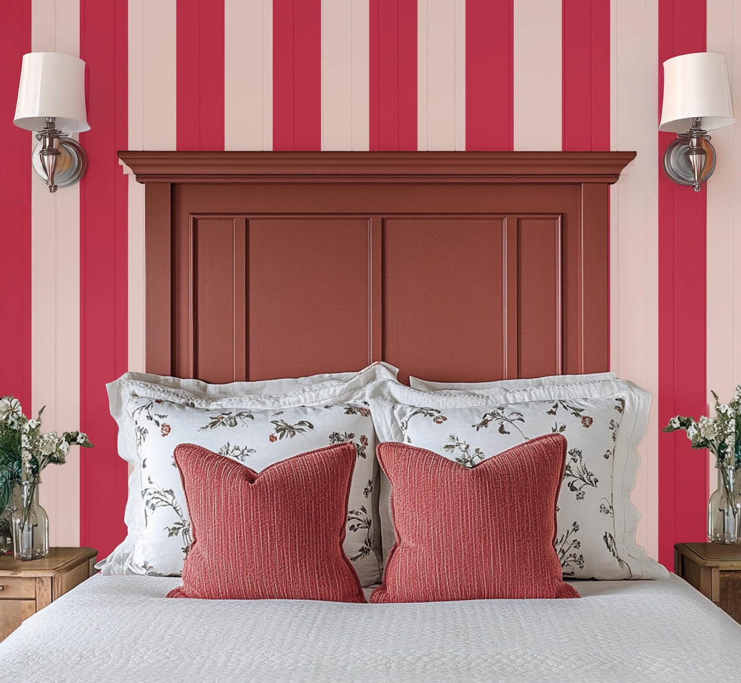 Striped Vinyl for furniture used to cover a wall
