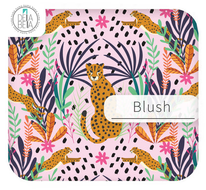 Safari Bloom Floral Leopard Vinyl Wrap | Sticky Back Plastic
