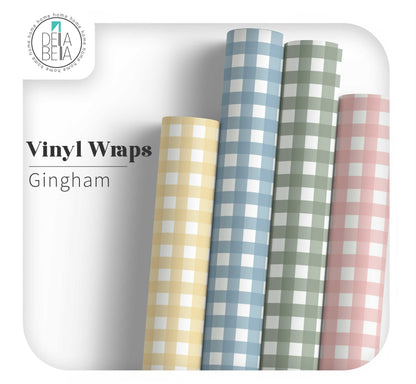 Gingham Self-Adhesive Vinyl Wrap for Furniture & DIY UK