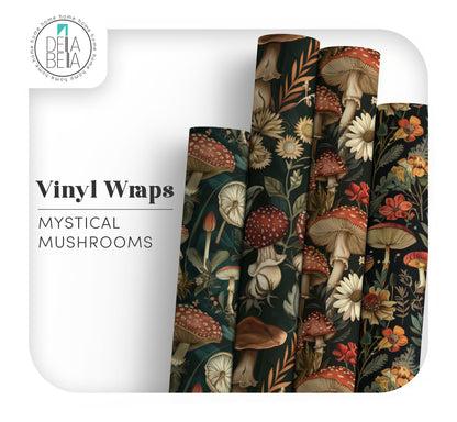 Furniture Vinyl Wrap Mystical Mushroom