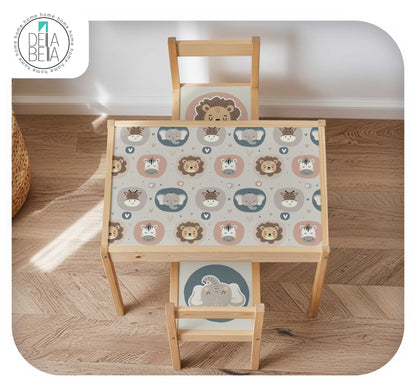 Woodland IKEA LATT Table & Chairs Sticker Set