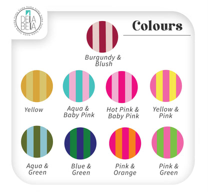 Colourful Striped Stickers for IKEA Trofast Storage & Boxes