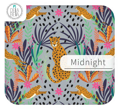 Safari Bloom Floral Leopard Vinyl Wrap | Sticky Back Plastic