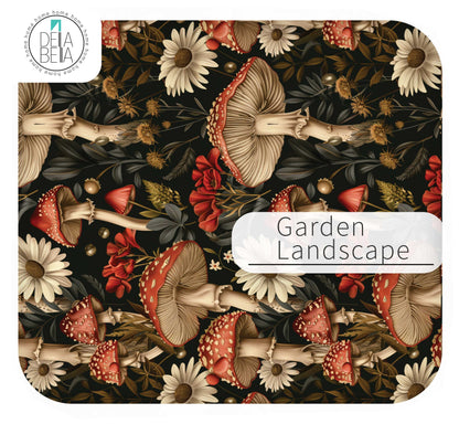 Furniture Vinyl Wrap Mystical Mushroom