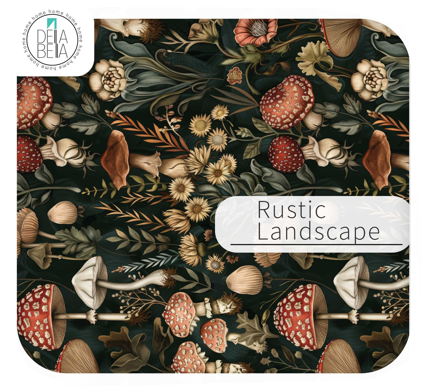 Furniture Vinyl Wrap Mystical Mushroom