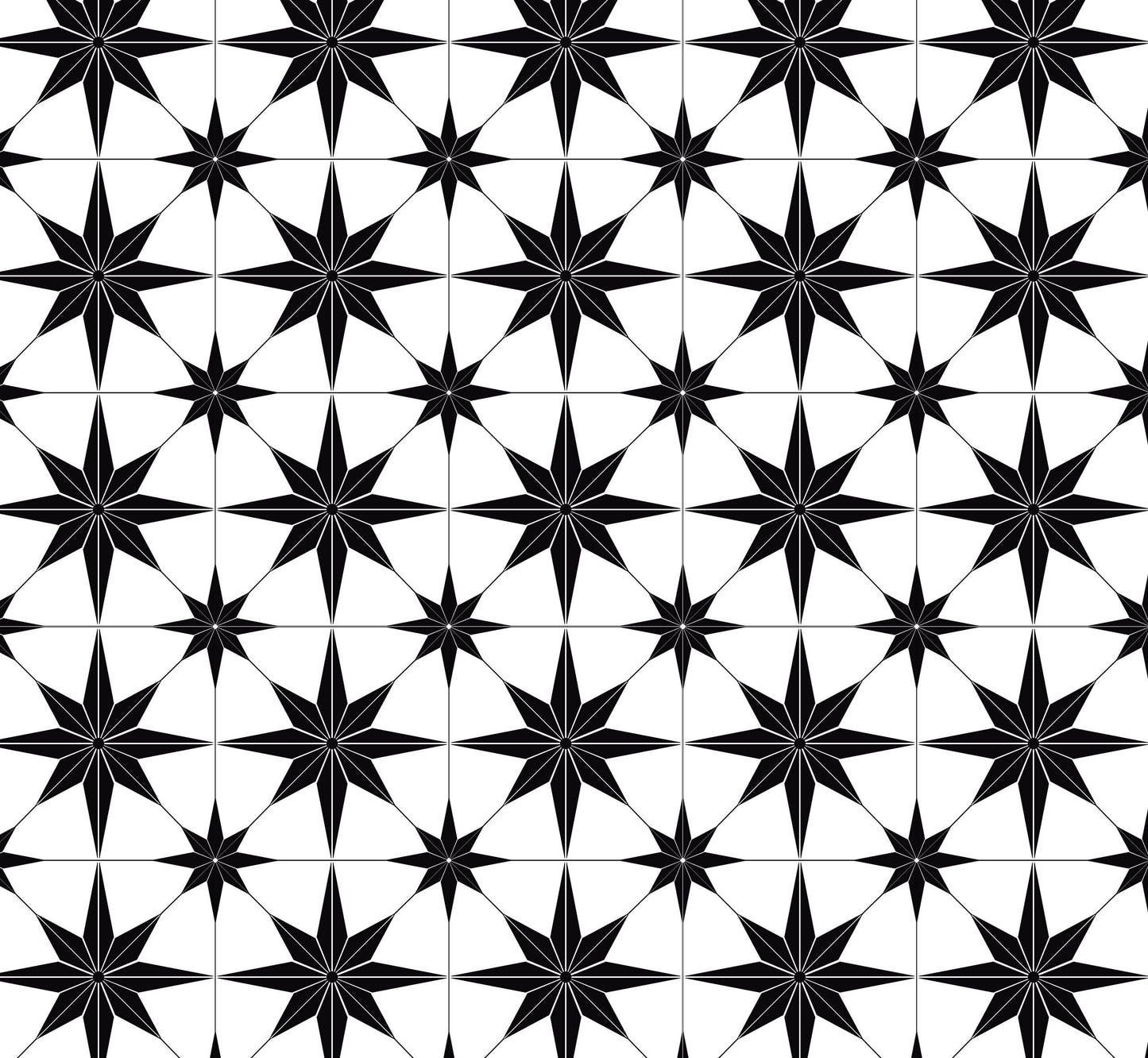 Astral Estrella Star Peel & Stick Vinyl Tiles for Backsplashes & Furniture