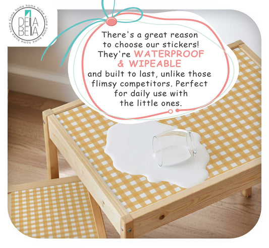 Woodland IKEA LATT Table & Chairs Sticker Set
