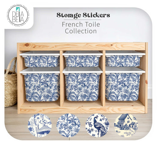 Ikea Storage Trofast Stickers French Toile