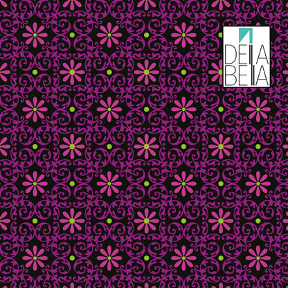 Neon Tiles Pink Vinyl Wrap For Furniture Upcycling Projects, Furniture Stickers, Retro Wallpaper, Self Adhesive Film, Home Decor