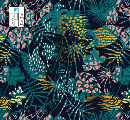 A colorful vinyl wrap featuring a maximalist design with vintage flowers in boho style, suitable for decorating home surfaces like furniture and appliances.