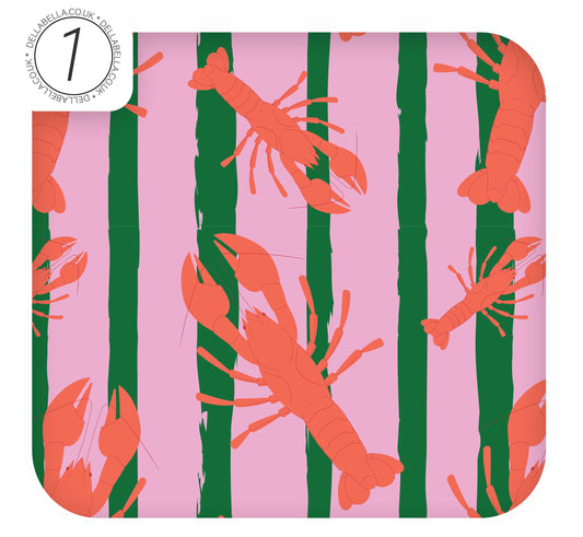Furniture Stickers Lobester Decor