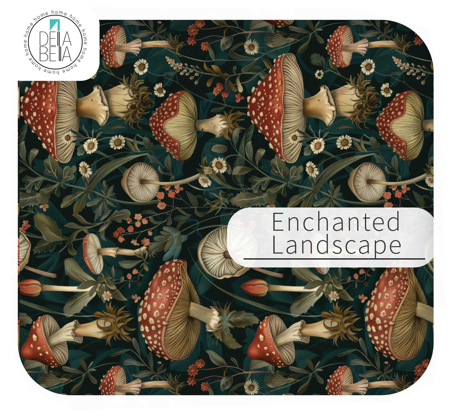 Furniture Vinyl Wrap Mystical Mushroom