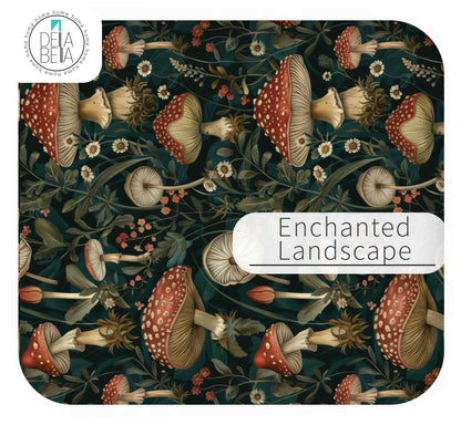 Furniture Vinyl Wrap Mystical Mushroom