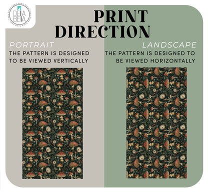 Furniture Vinyl Wrap Mystical Mushroom