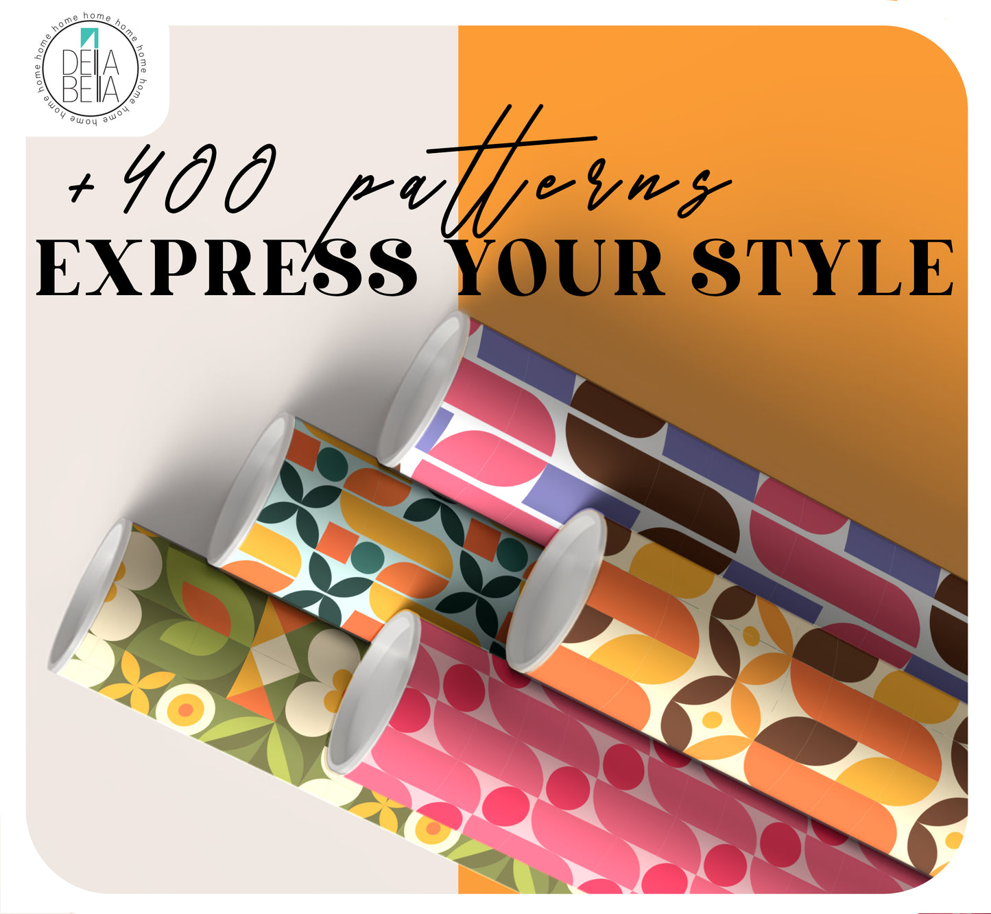 Safari Bloom Floral Leopard Vinyl Wrap | Sticky Back Plastic