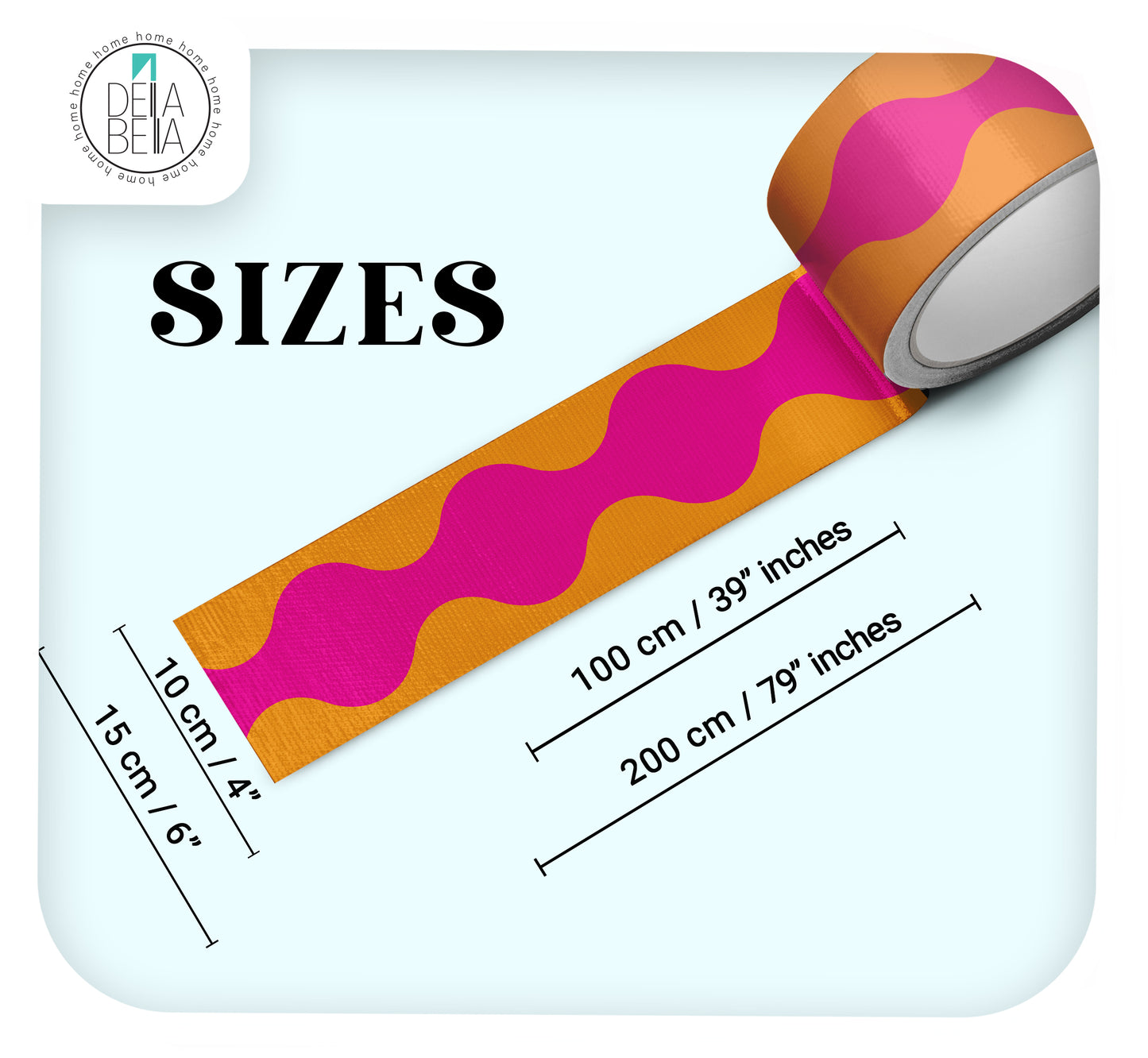 Wavy Wiggle Peel & Stick Vinyl Strip | Door & Furniture Edging