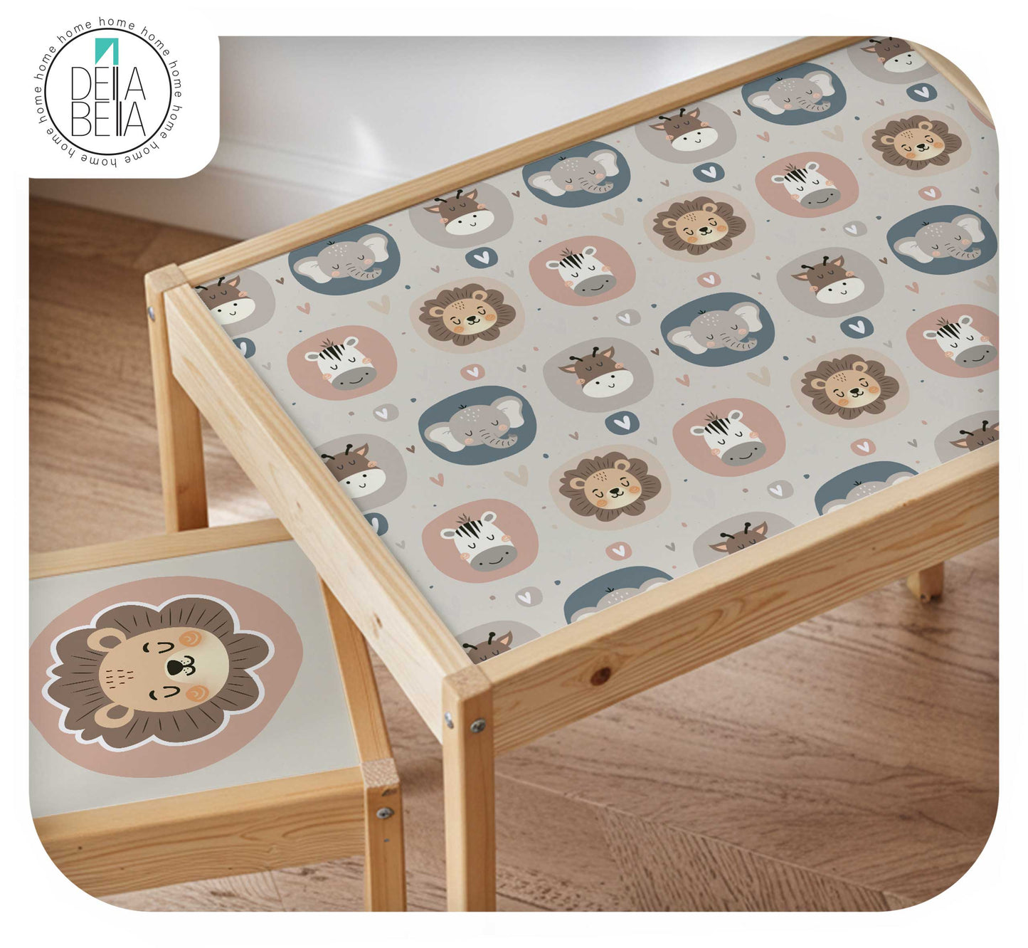 Woodland IKEA LATT Table & Chairs Sticker Set