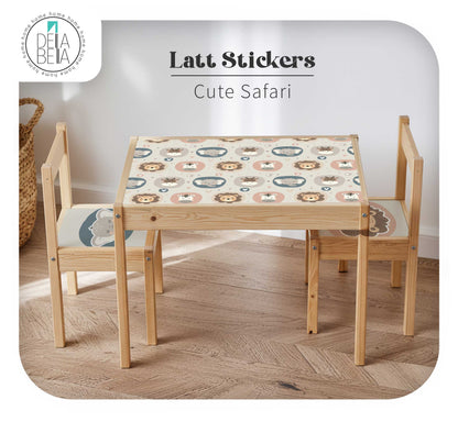 Woodland IKEA LATT Table & Chairs Sticker Set